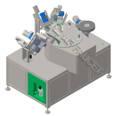 RTAF-RB0408-4-Spindel 8 Stationen Bürstenmaschine für kleine Teile CNC Drahtziehmaschine