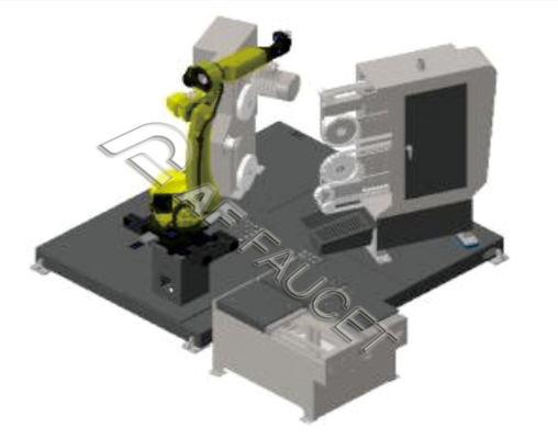 70dB Roboter-Schleifmaschine Automatische BürstenmaschineHybride-Schleif- und Bürsteinrichtung