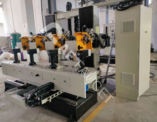 RTAF-AP04-CNC automatische Metallpoliermaschine, 4-Stationen-Mop-Radpoliermaschine, Türgriffpoliermaschine