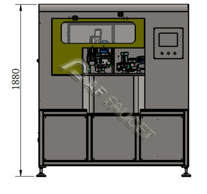 RTAF-RB0408-4-Spindel 8 Stationen Bürstenmaschine für kleine Teile CNC Drahtziehmaschine