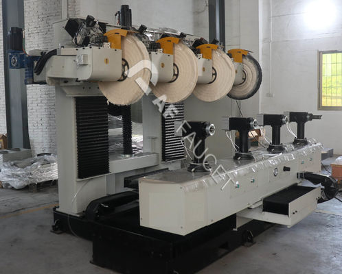 Automatische Poliermaschine für Türgriffe, Schlösser und Knöpfe Automatisches Poliersystem für Zinklegierungen, Messingmetalle